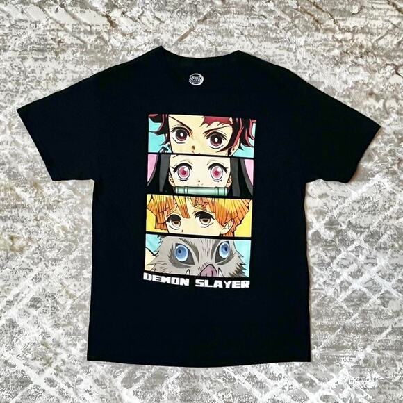 Demon Slayer Anime Graphic T-Shirt | Size M |  | 100% Cotton | Made in Honduras - Picture 1 of 6
